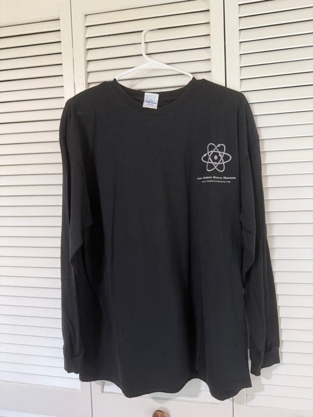 Los Alamos History Museum Long Sleeve Graphic Tee - Black